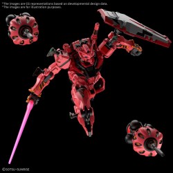 Bandai Model Kit Gundam HG Red Gundam gMS-a GQ 1:144